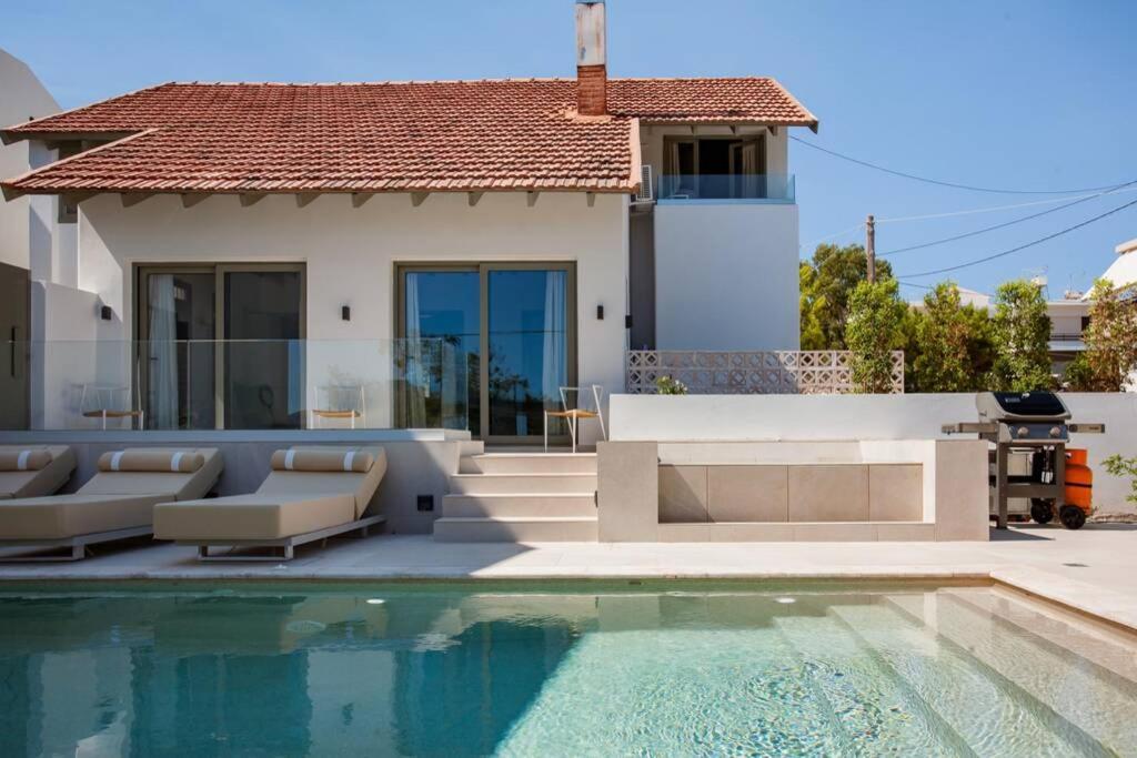 Chania Living Stories Villa With Piano Екстер'єр фото