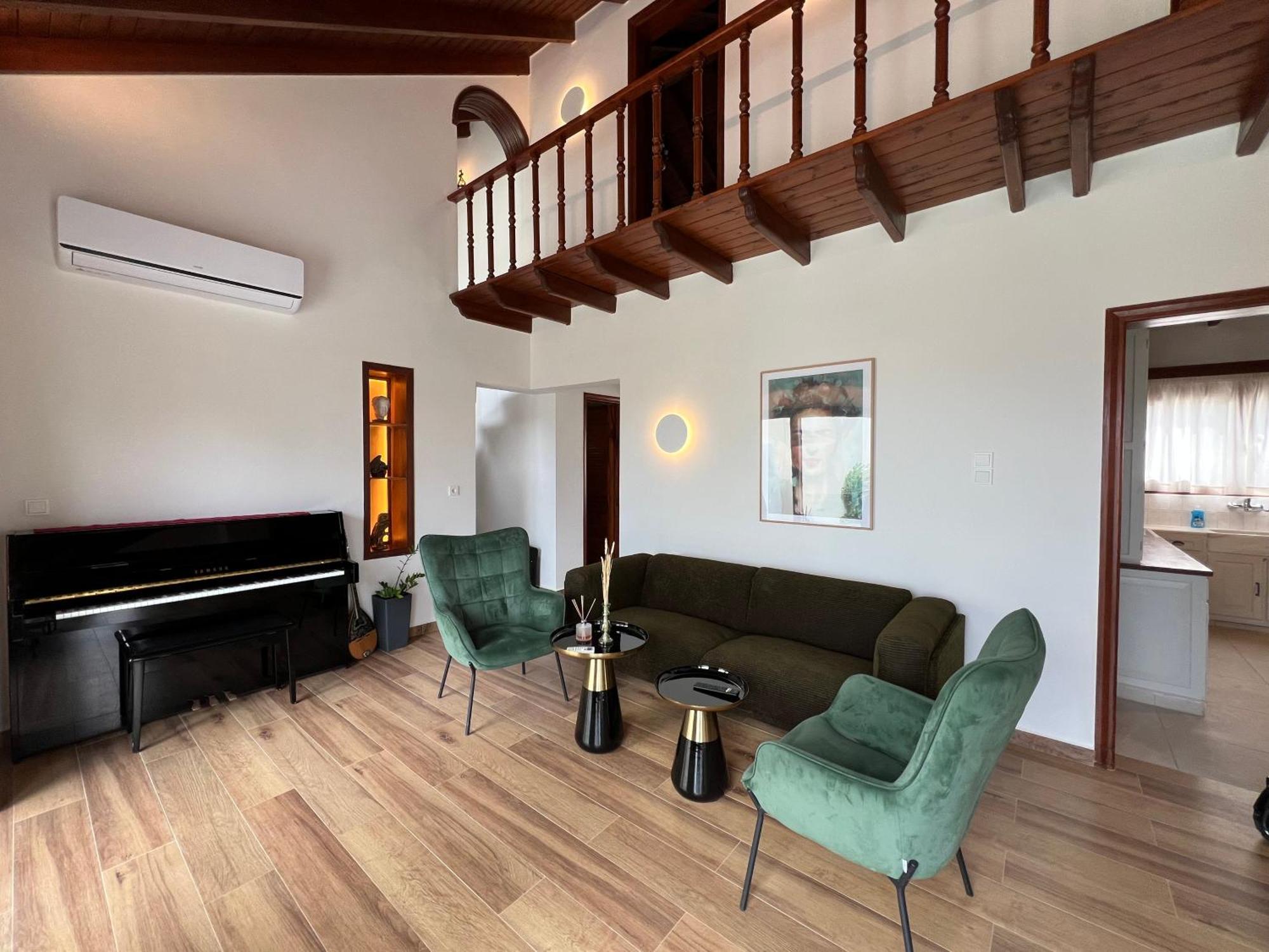 Chania Living Stories Villa With Piano Екстер'єр фото